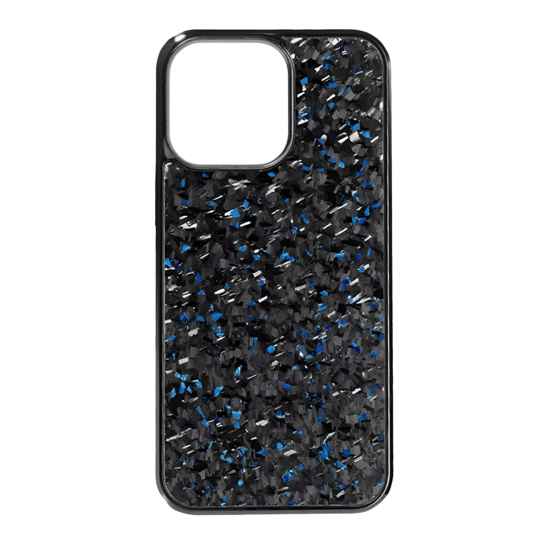 Carbon Fiber iPhone Case - Forged Blue