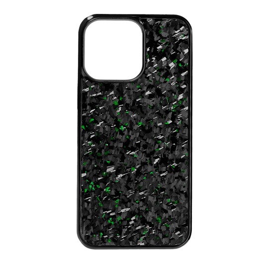 Carbon Fiber iPhone Case - Forged Green