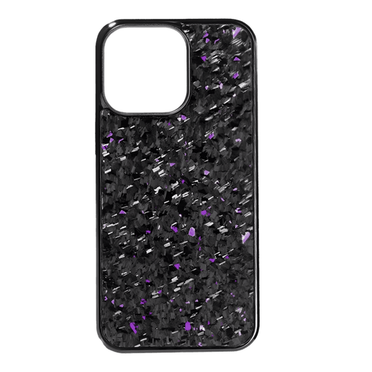 Carbon Fiber iPhone Case - Forged Purple