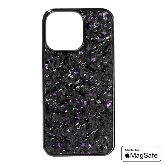 Carbon Fiber iPhone Case - Forged Purple w/ Magsafe