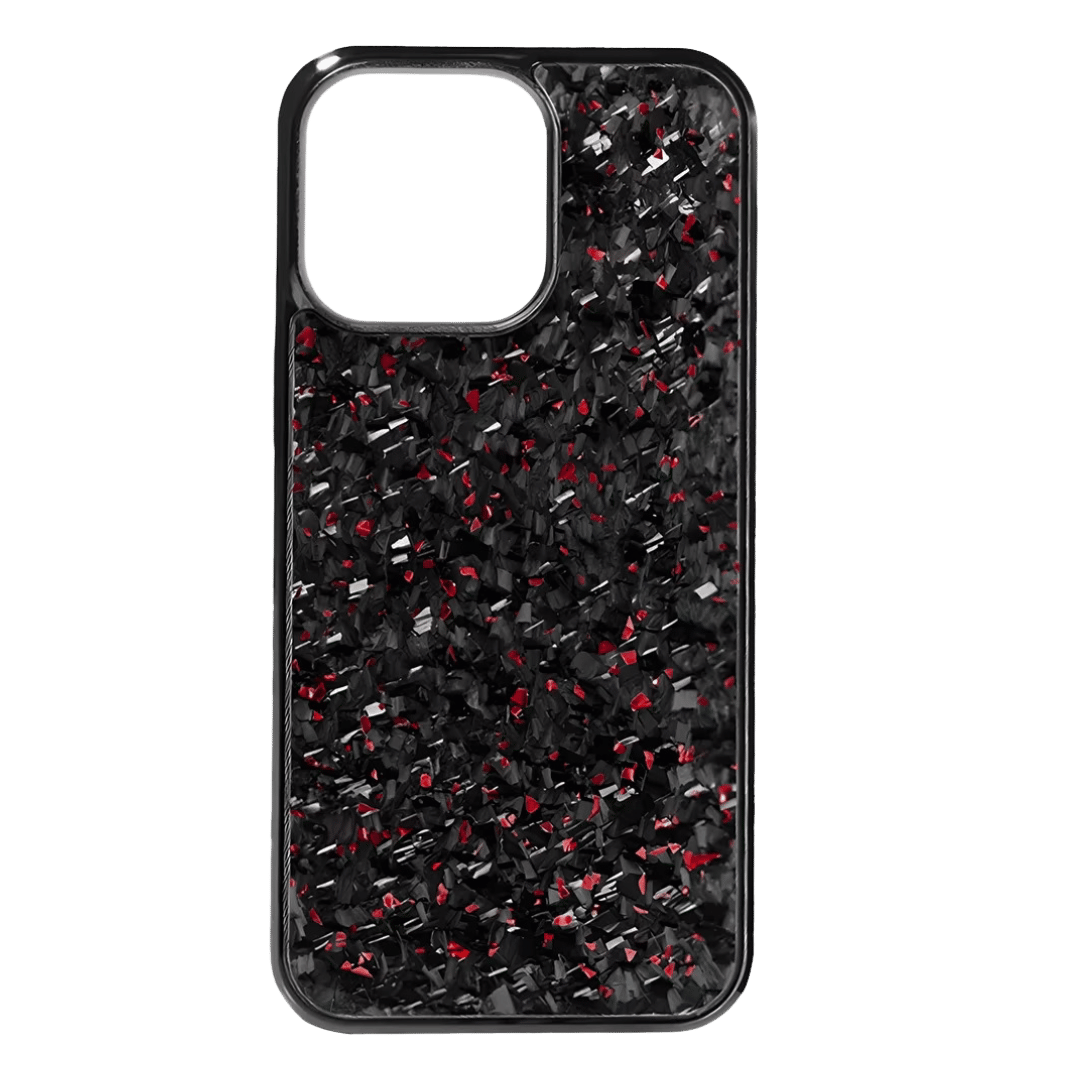 Carbon Fiber iPhone Case - Forged Red