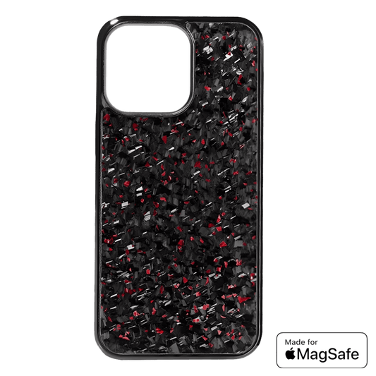 Carbon Fiber iPhone Case - Forged Red w/ Magsafe