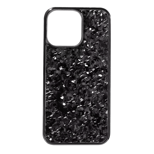 Carbon Fiber iPhone Case - Forged Silver