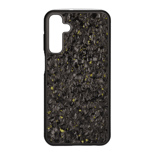 Carbon Fiber Samsung A Model Series Case - Forged Gold