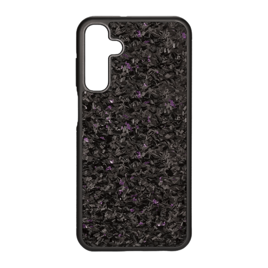 Carbon Fiber Samsung A Model Series Case - Forged Purple