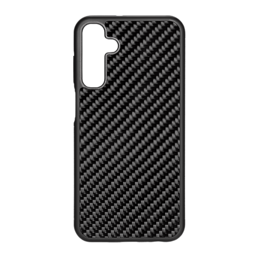 Carbon Fiber Samsung A Model Series Case - Twill Carbon Black